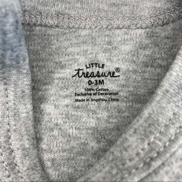 Little Treasure Girl Bodysuit 0-3M Set of 4 - Picture 6 of 9